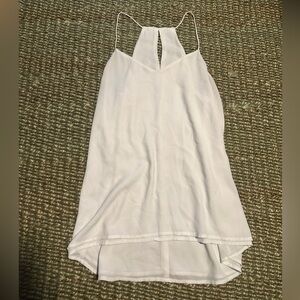 Women's White Halter Tank Top